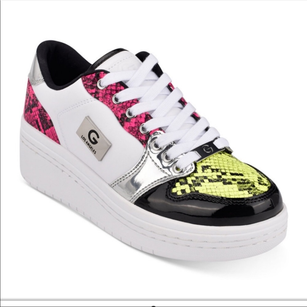 G by Guess Los Angeles Rigster Metallic Sneakers